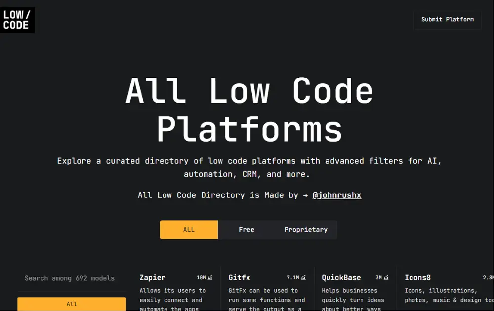 Low Code Platforms product image