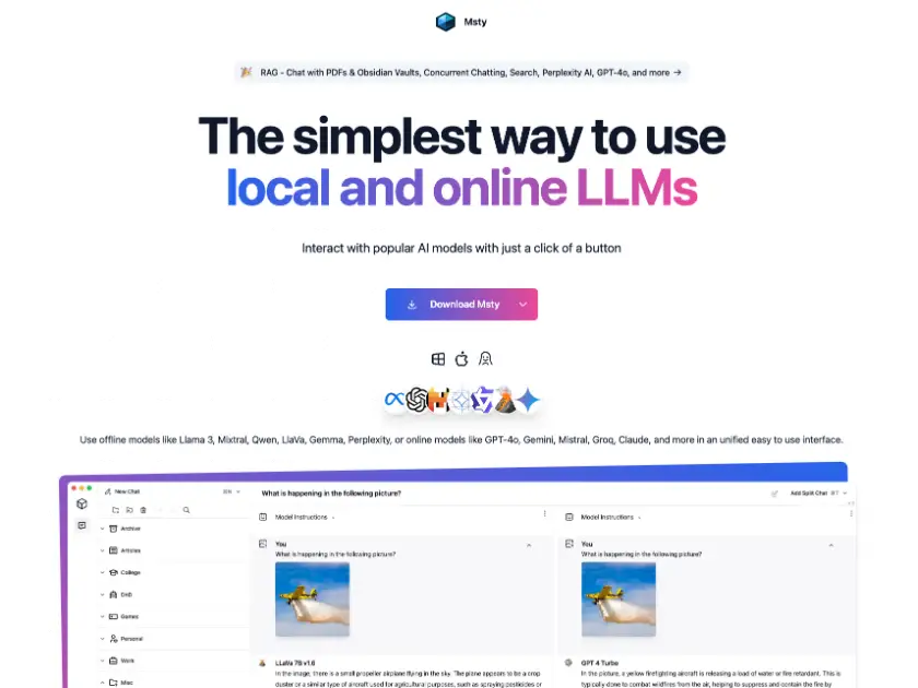 Msty product image