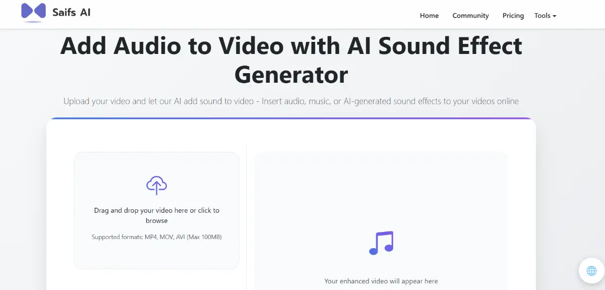 AI Sound Effect Generator product image