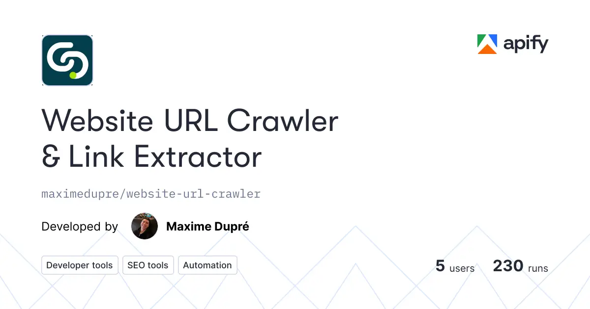 Website URL Crawler product image