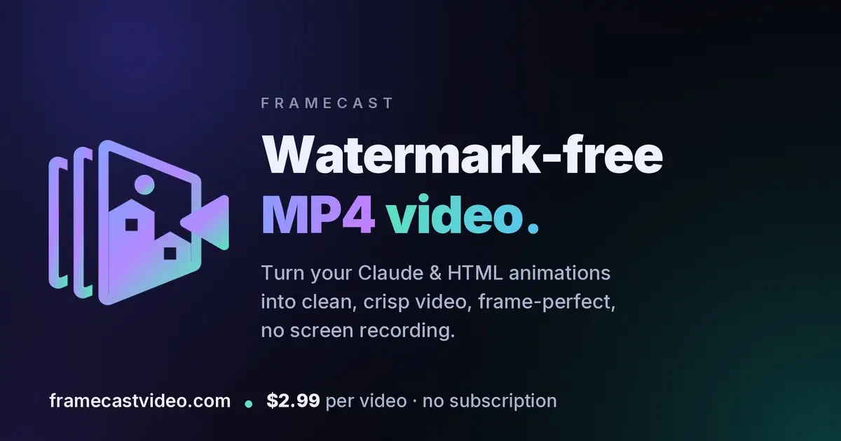 Framecast product image