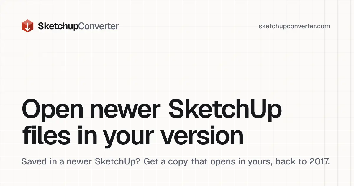 SketchUp Converter product image