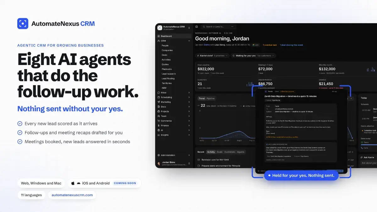 AutomateNexus CRM image number 11