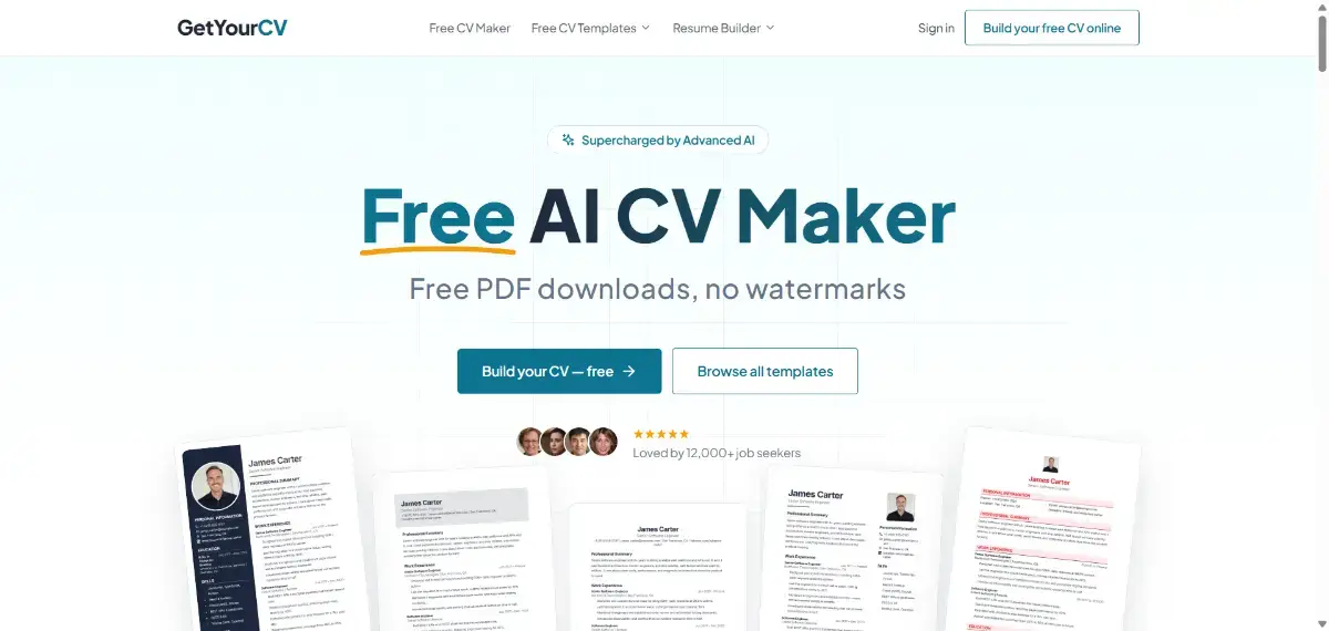 GetYourCV image number 01