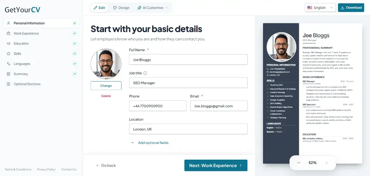 GetYourCV image number 21