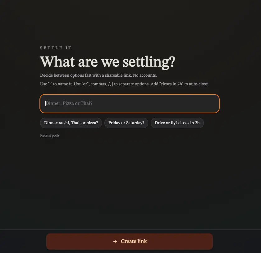 Settle It image number 01