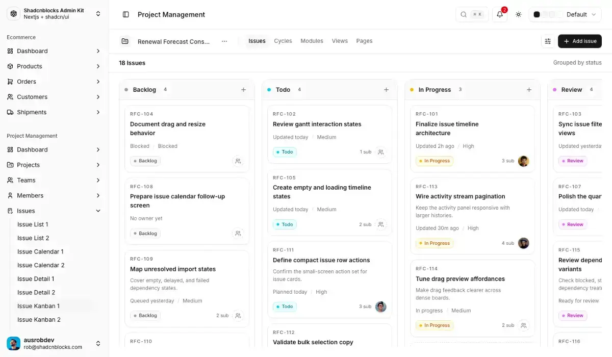 Shadcnblocks Admin Dashboard image number 11