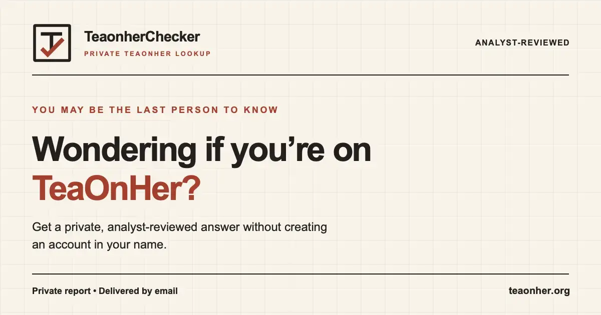 TeaOnHerChecker product image
