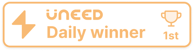 Reach a podium and earn a winner badge for your product page.