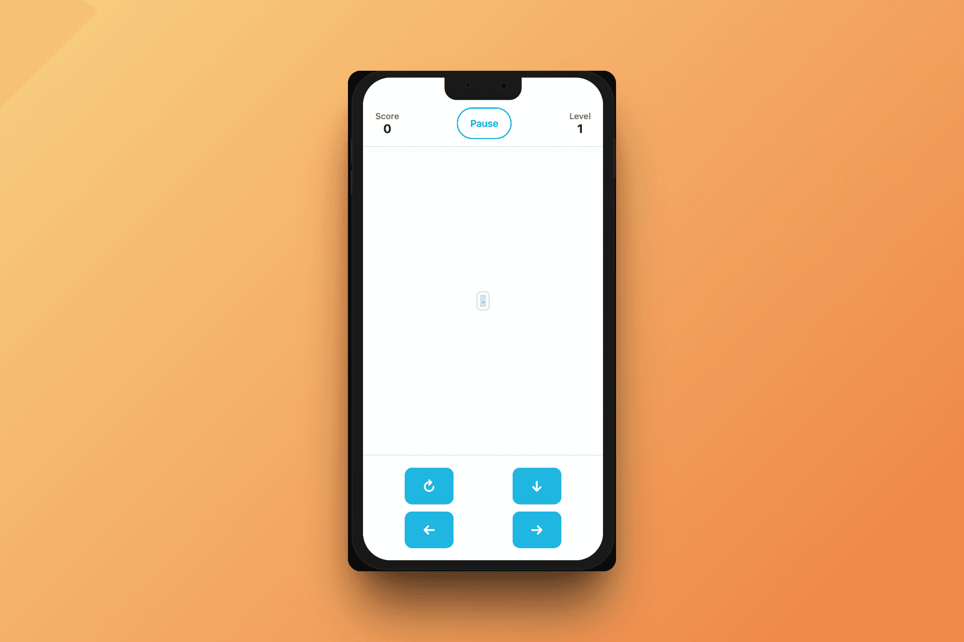 Tetris game working but with a sizing issue
